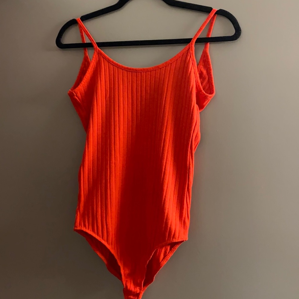 Red body suit